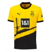 Borussia Dortmund Ian Maatsen #22 Hjemmedrakt 2023-24 Kortermet